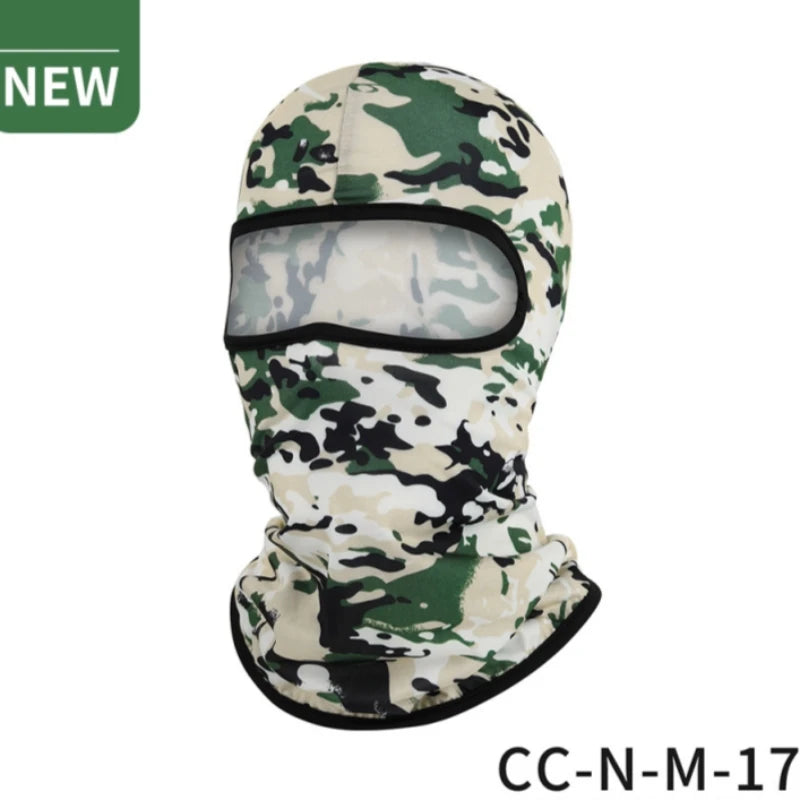 Musion Motorcycle Balaclava Sun Protection Full Face Mask Breathable Mesh Airsoft Mask Balaclava Bicycle Cycling Head Cover Unde
