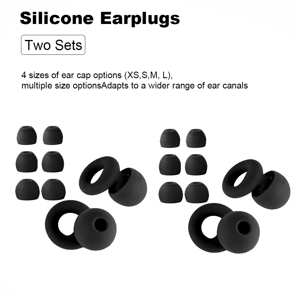 Silicone Earplugs for Swimming Sleep Noise Cancel Noise Reduction-Soundproof Reduce Disturbances -Quality loop Earplugs