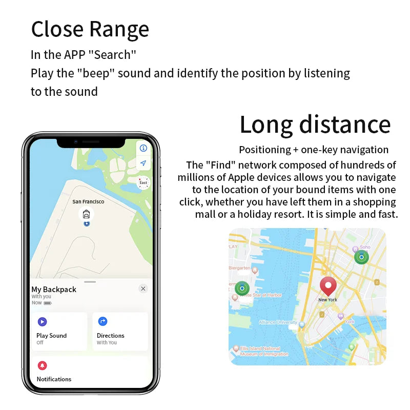 Airtag Bluetooth GPS Trackers IPX 5 Waterproof Sport Tracking Find My Elderly Kids Pets Available  Finders For iPhone FIND MY