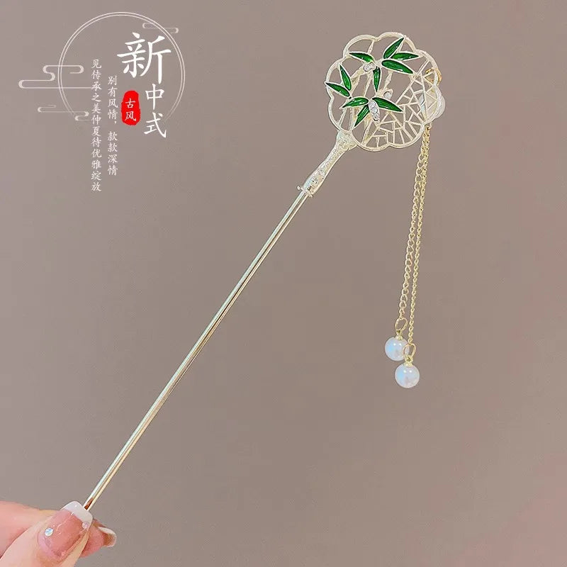 Chinese Flower Hair Clip