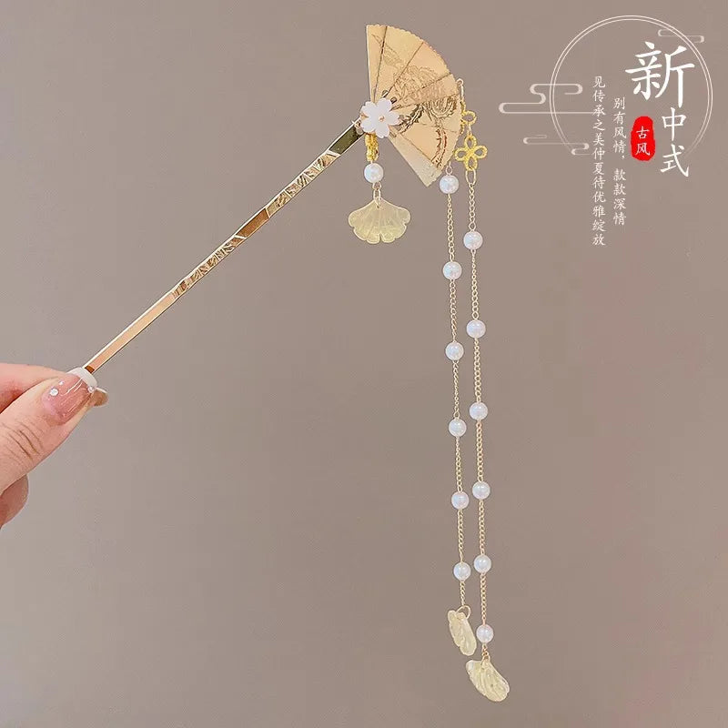 Chinese Flower Hair Clip