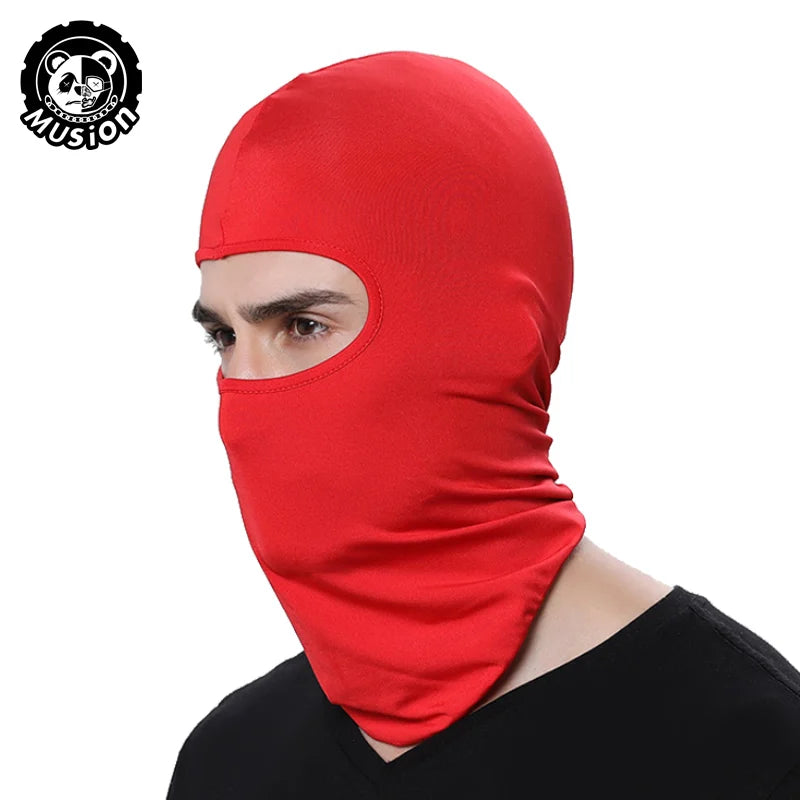 Musion Motorcycle Balaclava Sun Protection Full Face Mask Breathable Mesh Airsoft Mask Balaclava Bicycle Cycling Head Cover Unde