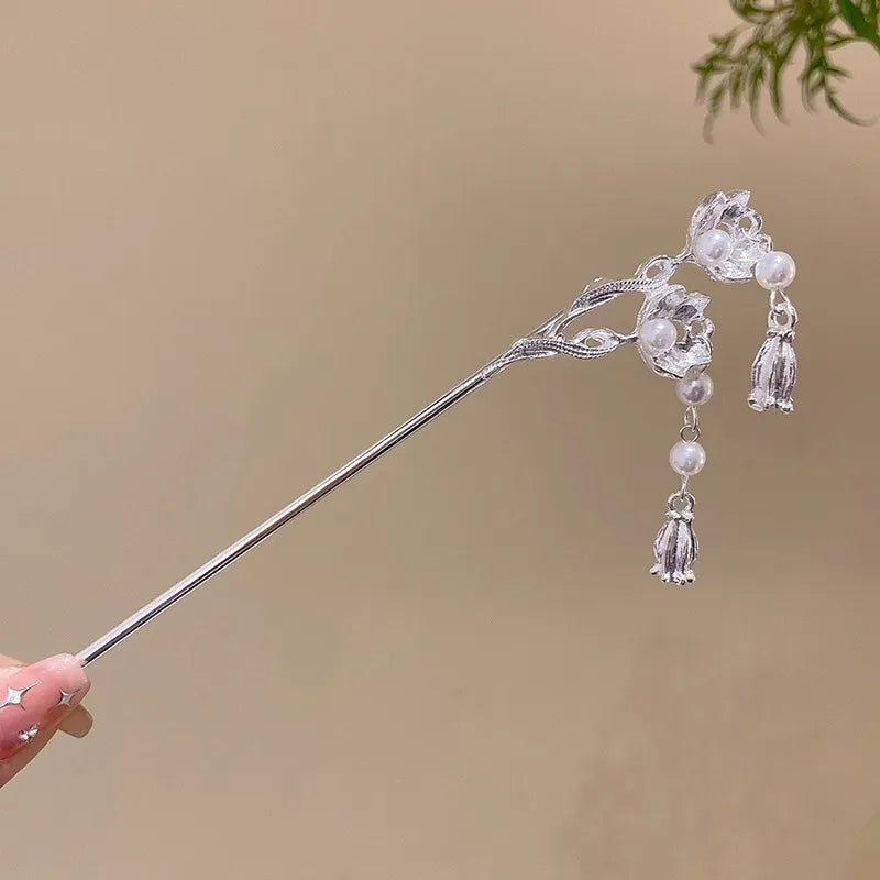 Chinese Flower Hair Clip
