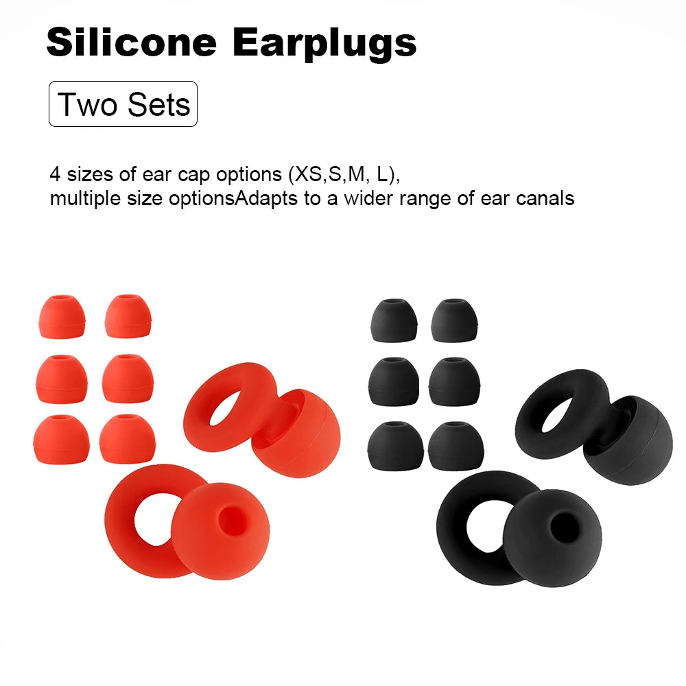 Silicone Earplugs for Swimming Sleep Noise Cancel Noise Reduction-Soundproof Reduce Disturbances -Quality loop Earplugs