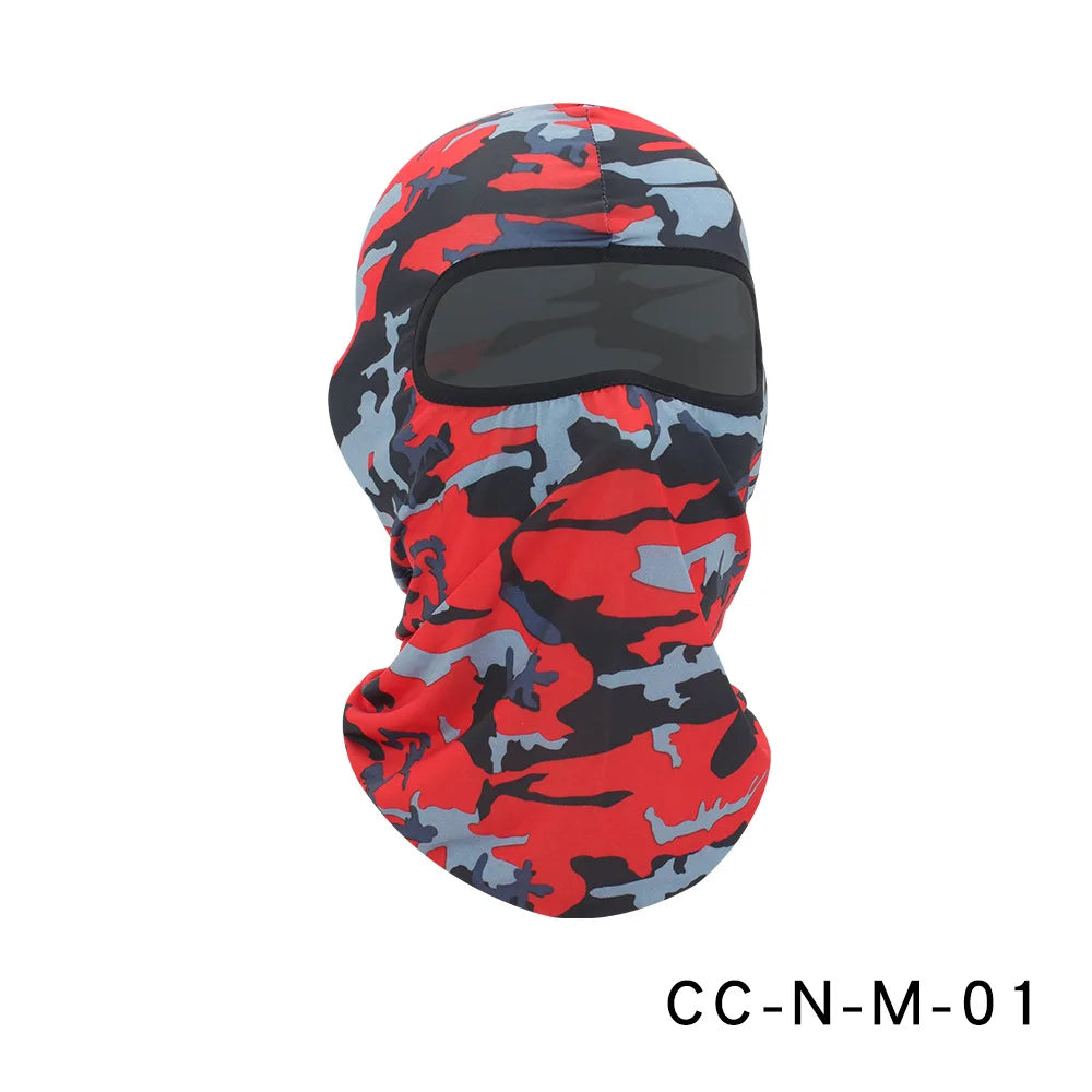 Musion Motorcycle Balaclava Sun Protection Full Face Mask Breathable Mesh Airsoft Mask Balaclava Bicycle Cycling Head Cover Unde