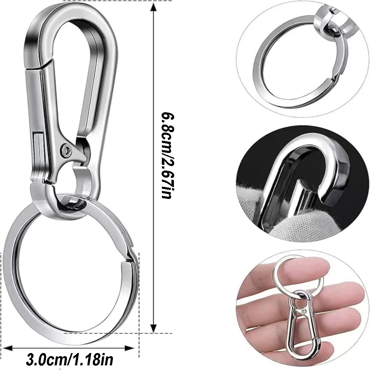 Carabiner Keychain Set