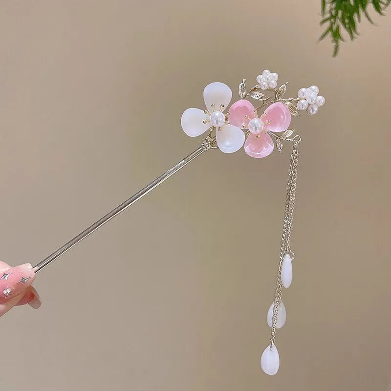 Chinese Flower Hair Clip