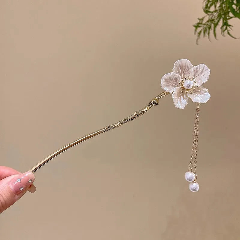 Chinese Flower Hair Clip